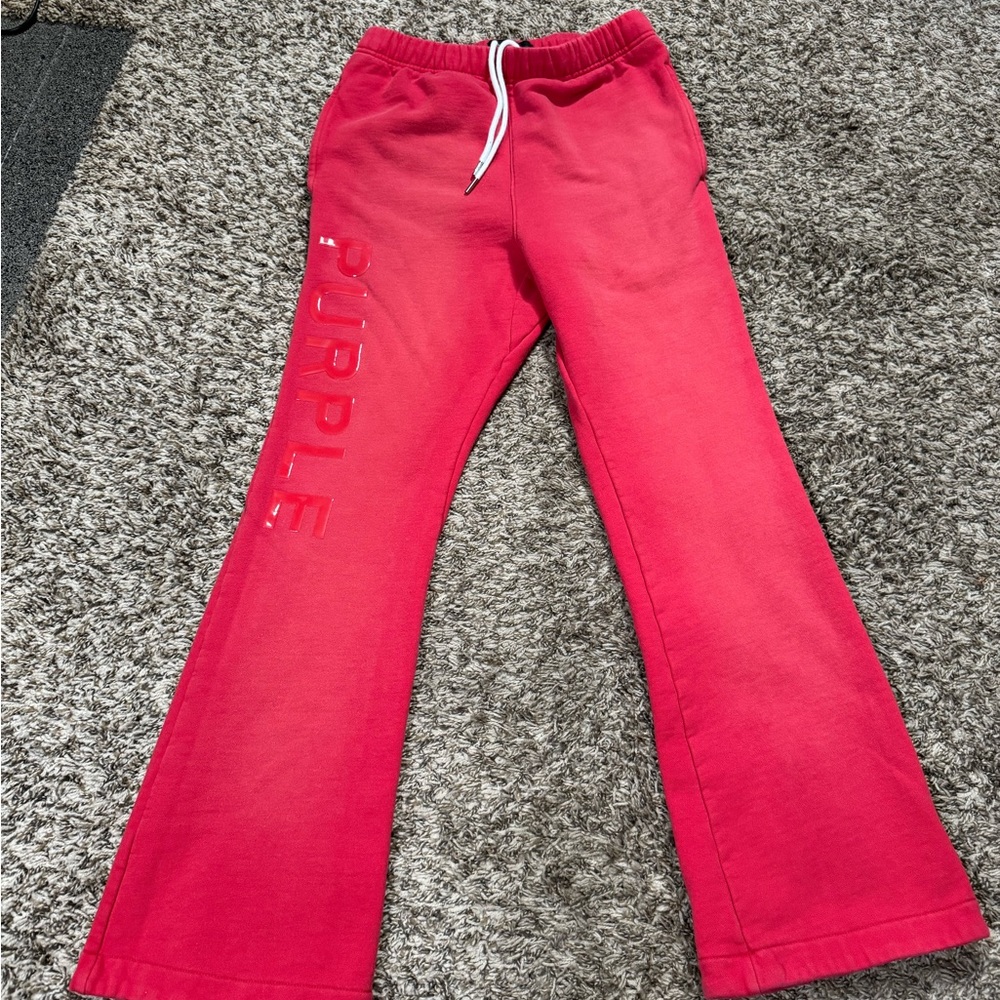 Men’s Purple Brand Fire Red Sweatpants
